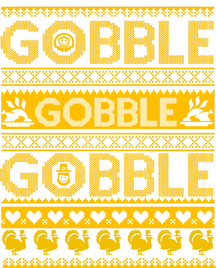 Ugly Thanksgiving Gobble Gobble Gobble Turkey T-Shirt