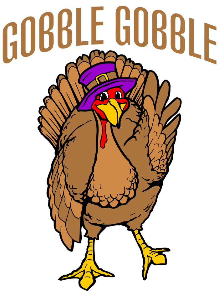 Gobble Gobble Turkey Short Acrylic Beanie