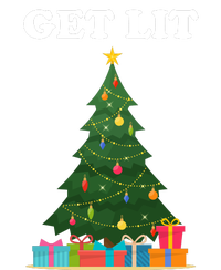 Get Lit Funny Christmas Performance Long Sleeve Polo