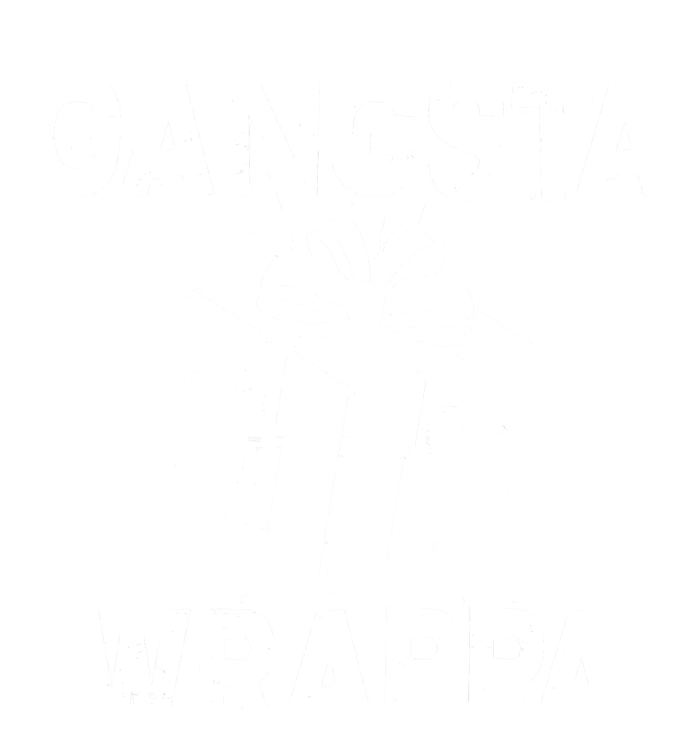 Funny Christmas Gangsta Wrappa Premium Hooded Sweatsuit Set