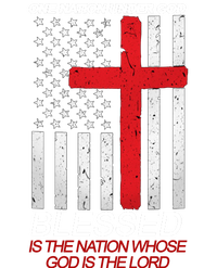 One Nation Under God Blessed Is The Nation Whose God Is The Lord Dry Zone Grid Polo