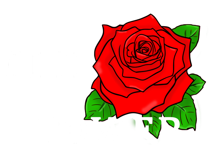 Girl Power Rose Tie-Dye T-Shirt