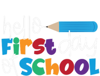 Hello First Day of School Cute Pencil Kids Hoodie