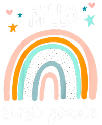 Hello First Grade Retro Rainbow T-Shirt