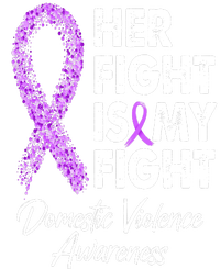 Her Fight is My Fight Domestic Violence Awareness Purple Ribbon Toddler T-Shirt