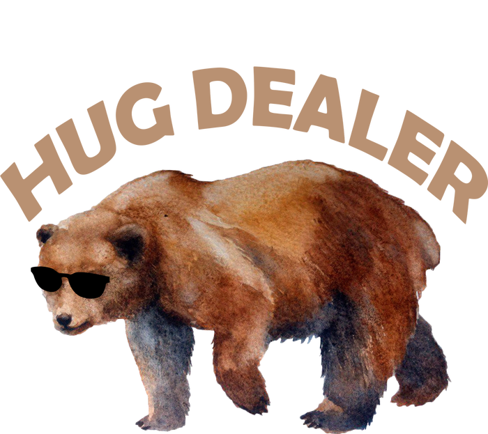 Hug Dealer Gangster Bear Full-Length Apron With Pockets