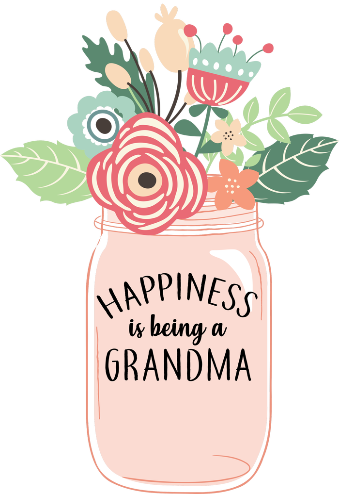 Happiness Is Being A Grandma Flower Tie-Dye T-Shirt