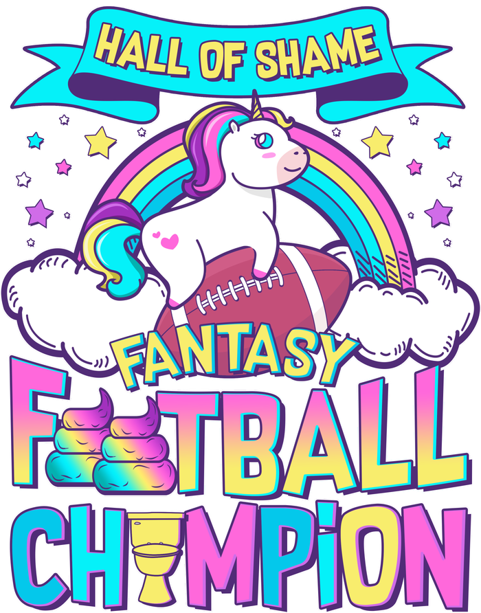 Hall of Shame Fantasy Football Chumpion V-Neck T-Shirt