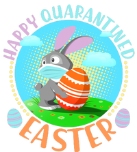 Happy Quarantined Easter Bunny With Mask And Egg Sweatshirt