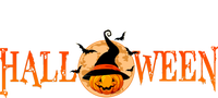 Halloween Pumpkin Witch Logo Tall Sweatshirt