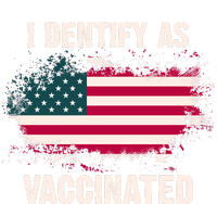 I Dentify As Vaccinated American Flag Long Sleeve Shirt