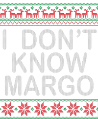 I Don't Know Margo Ugly Matching Christmas Mesh Reversible Basketball Jersey Tank