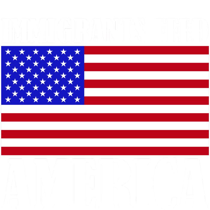 Immigrants Feed America US Flag Cool Comfort Performance Bucket Hat