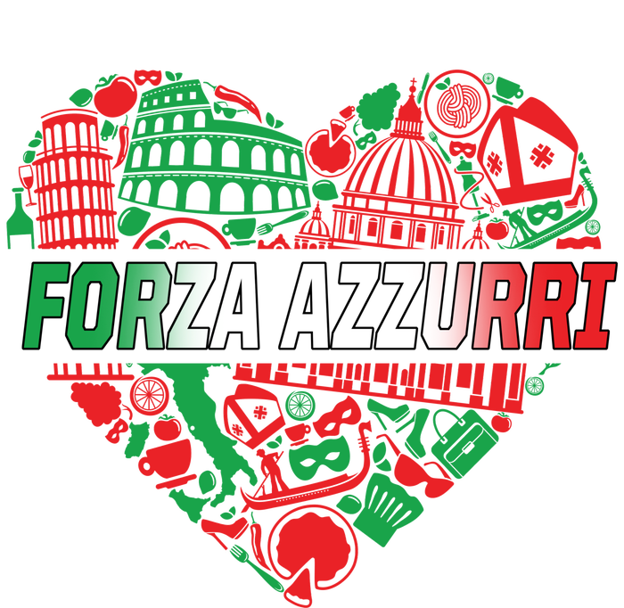 Italian Heart Forza Azzurri T-Shirt