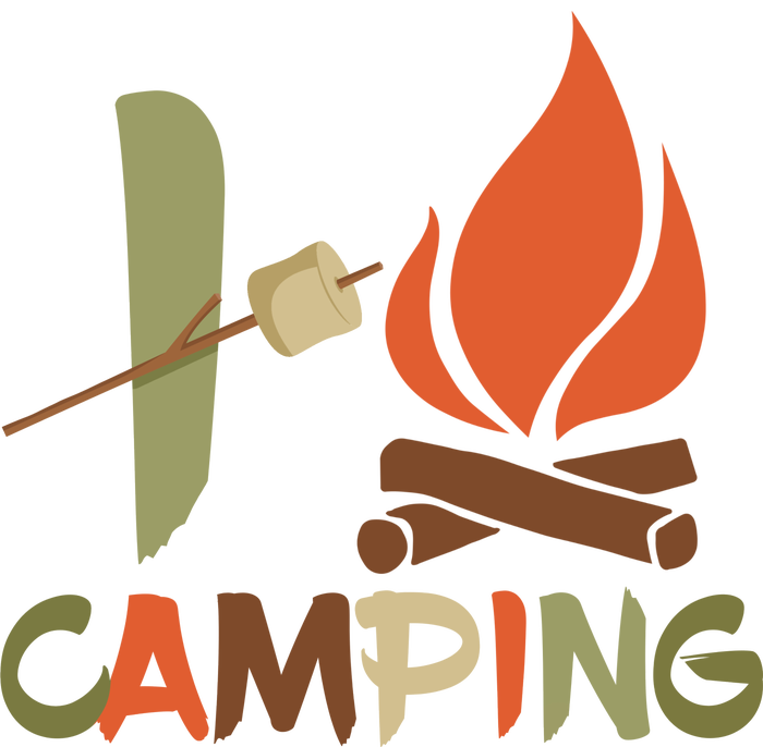 I Love Camping Campfire And S'more T-Shirt