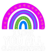 I Love You All Class Dismissed Rainbow Valucap Bio-Washed Visor