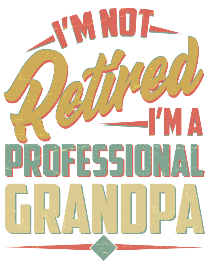 I'm Not Retired I'm A Professional Grandpa Vintage Coaster