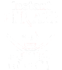 Instant Pirate Just Add Rum Skull Crosswords V-Neck T-Shirt