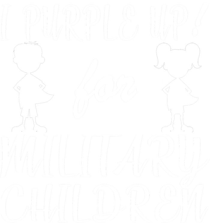 I Purple Up For Military Children Month T-Shirt