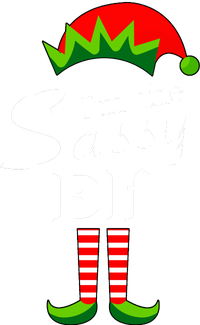 The Sassy Elf Funny Christmas Family Matching Women's Long Sleeve Flannel Pajama Set 