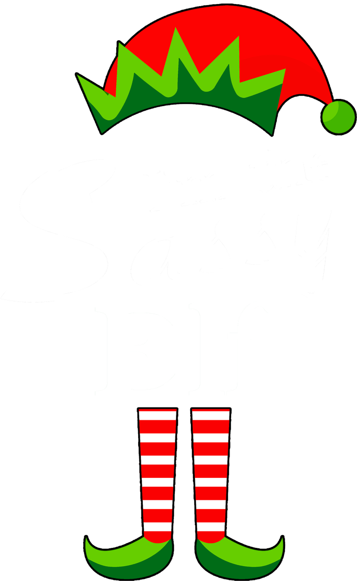 The Sassy Elf Funny Christmas Family Matching Women's Long Sleeve Flannel Pajama Set 