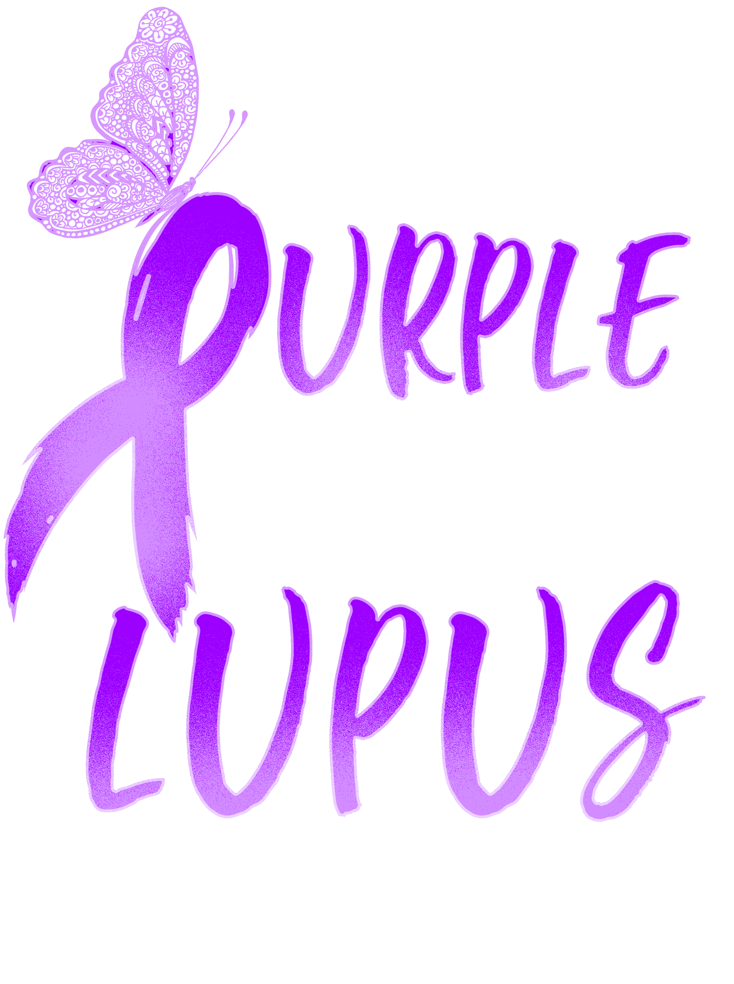 I Wear Purple For Myself Lupus Awareness  Magnet