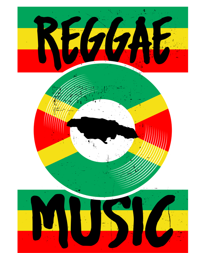 Reggae Music Jamaica Ladies Long Sleeve Shirt