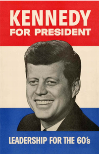 John F. Kennedy 1960 Campaign Vintage Poster Women’s Perfect Tri Rocker Tank