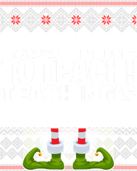 I Just Like To Teach Ugly Christmas Sweaters For Teachers Premium Hoodie