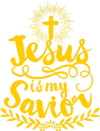 Jesus Is My Savior Cross Christian Tie Dye Hoodie