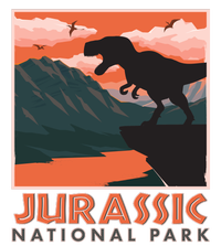 Vintage Jurassic National Park Poster Softstyle Adult Sport Polo