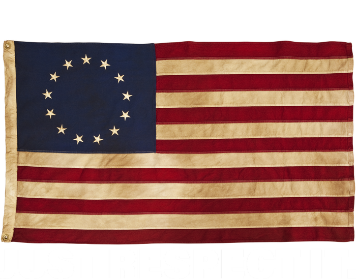 Betsy Ross Original Colonies Just Respect It Long Sleeve Shirt