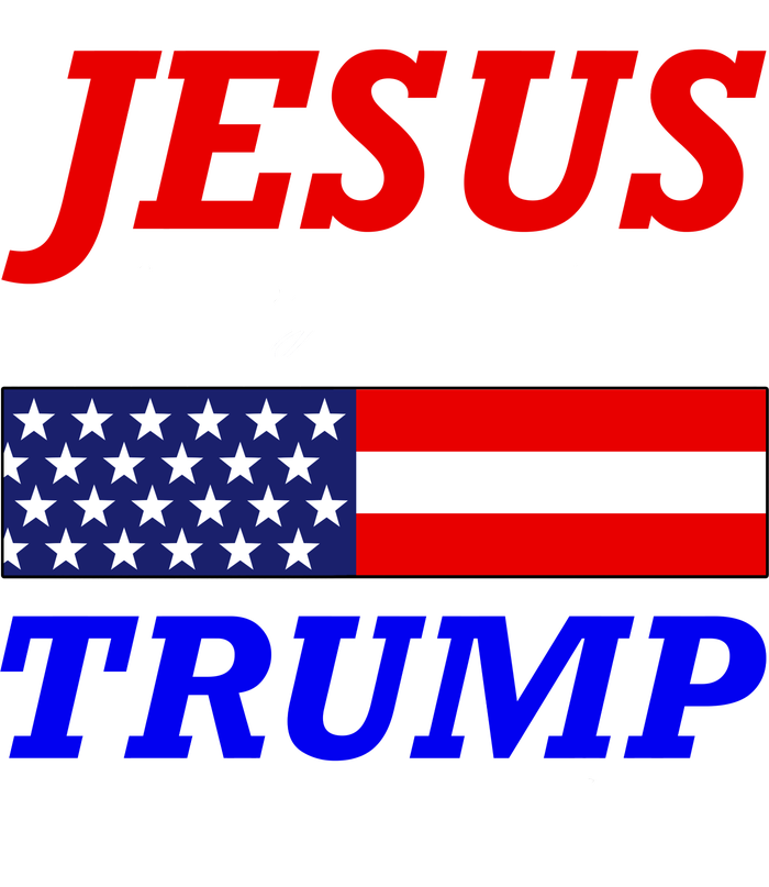 Jesus Savior Trump President Full-Length Apron With Pockets