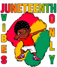 Juneteenth Vibes Only Dabbing African American Boys Women's Fleece Hoodie