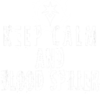 Keep Calm And Blood Spiller Dark Knight FF14 Long Sleeve Pajama Set