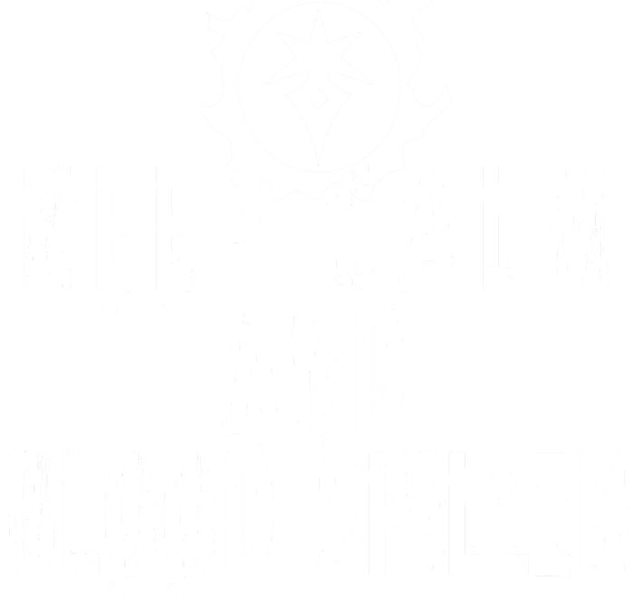 Keep Calm And Blood Spiller Dark Knight FF14 Long Sleeve Pajama Set