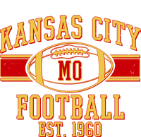 Kansas City MO Football Est 1960 Women's V-Neck T-Shirt