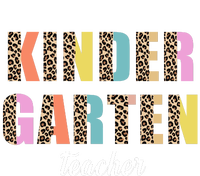 Kinder Garten Teacher Leopard Logo T-Shirt