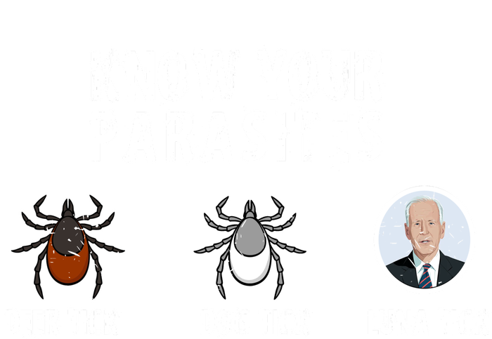 Know Your Parasites Anti Joe Biden Garment-Dyed Heavyweight T-Shirt