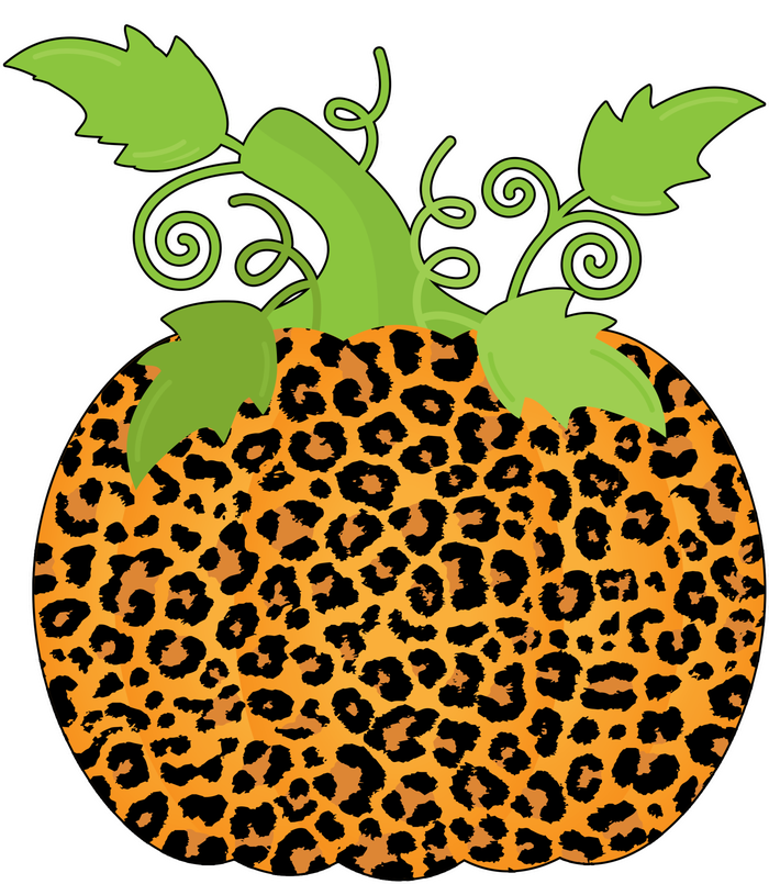 Leopard Print Pumpkin Coaster