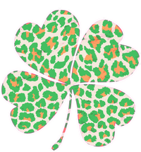 Cute Stylish Leopard Print Shamrock Magnet