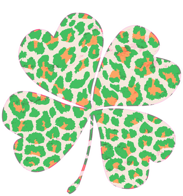 Cute Stylish Leopard Print Shamrock Magnet