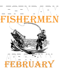 Legendary Fishermen Are Born In February  Tall Long Sleeve T-Shirt