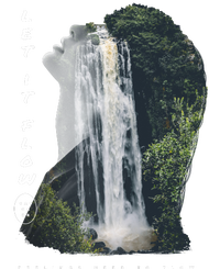 Let It Flow Waterfall Art T-Shirt