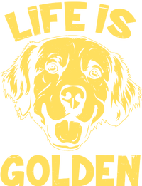 Golden Retriever Life Is Golden  Doggie Tank