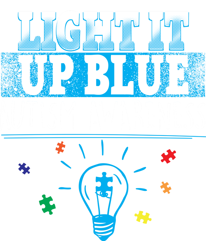 Light It Up Blue Autism Puzzle Bulb Sustainable Beanie