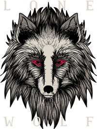 Lone Wolf Red Eyes T-Shirt