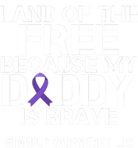 Land Of The Free Because My Daddy Is Brave Kids T-Shirt