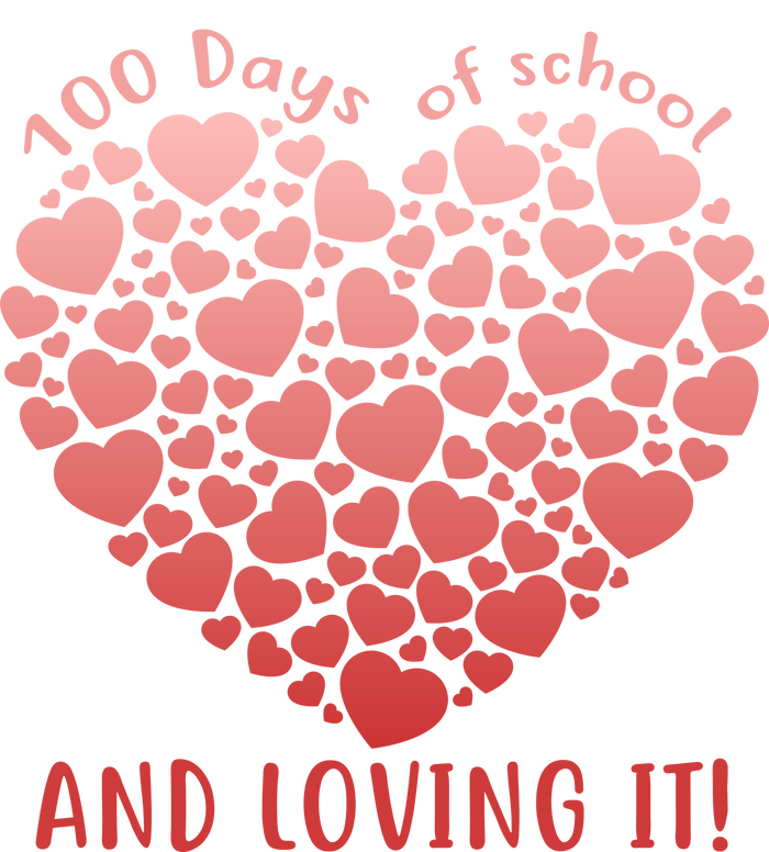 Loving 100 Days of School Kids Hoodie