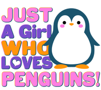 Cute Just A Girl Who Loves Penguins Pajama Set